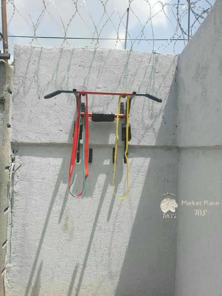 Portable pull up bars.