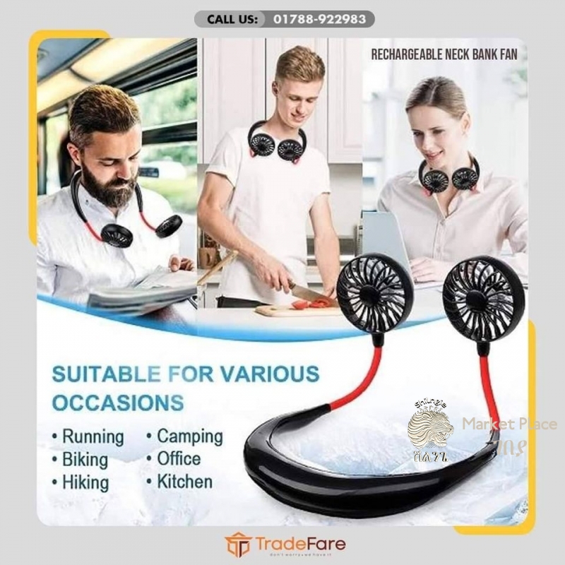 Neck Band Portable  Fan