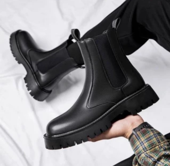 Men's New Leather Fashion Boots 