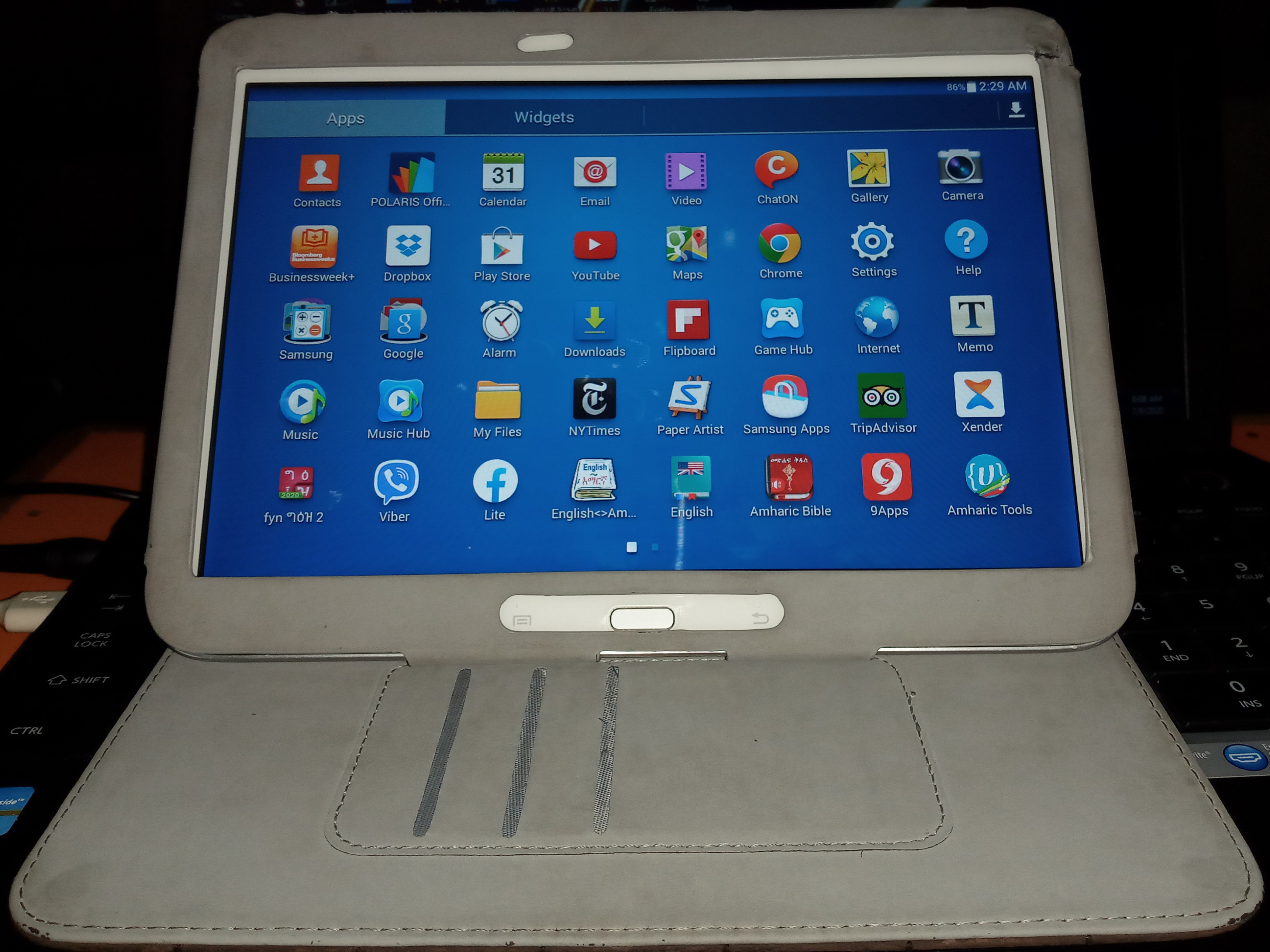 Samsung tablet