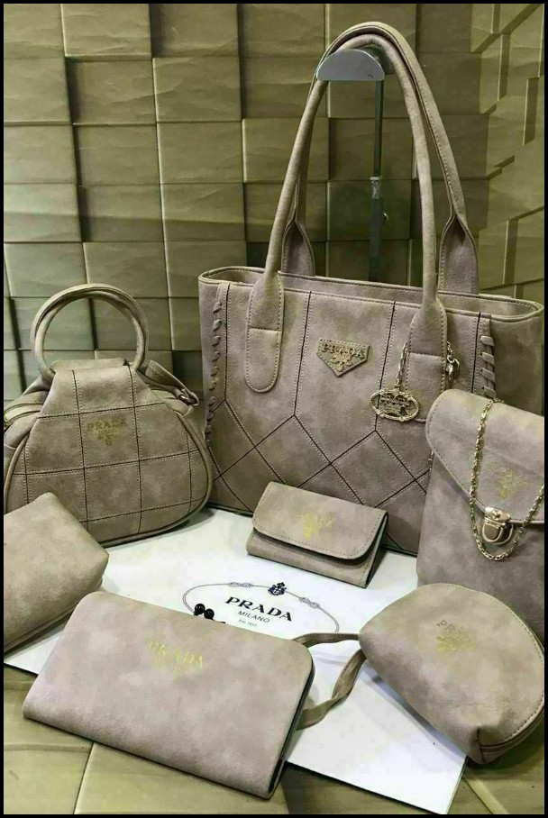 Ladies bags 7 in one set