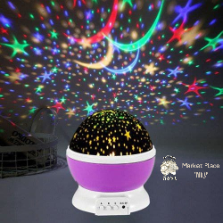 LED Star Master Rotating Night Light Projector