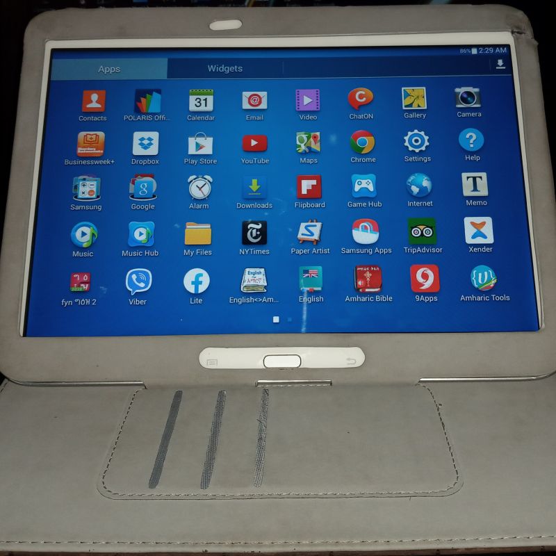 Samsung tablet