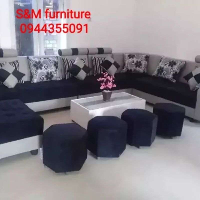 L shaped sofa 